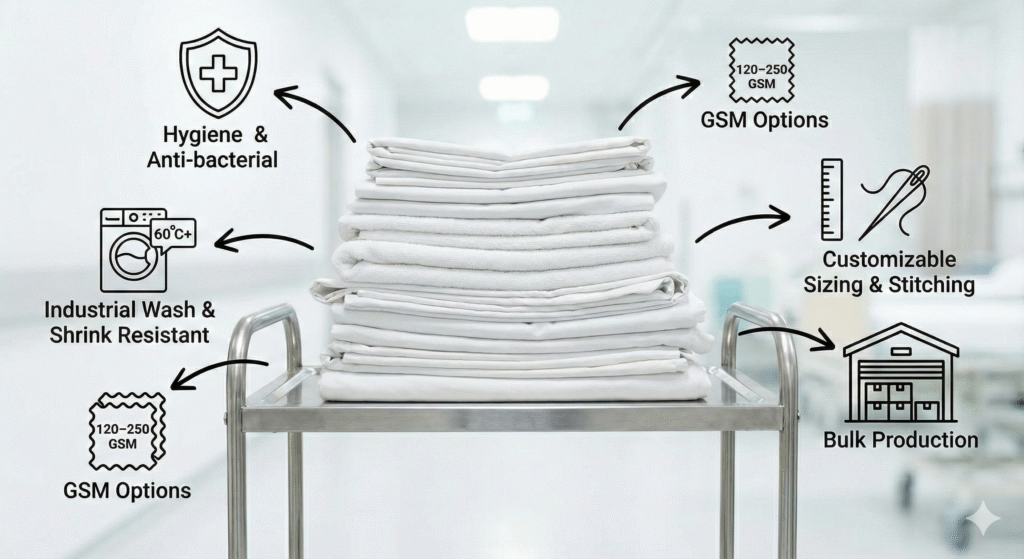 10 Best Hospital Linen Options for Bulk Supply in Mumbai